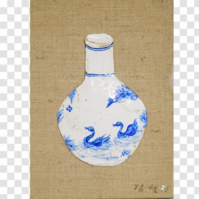 Joseon White Porcelain Buncheong Blue And Pottery Moon Jar 青花白瓷 - Drinkware - Bamboo Bowl Transparent PNG