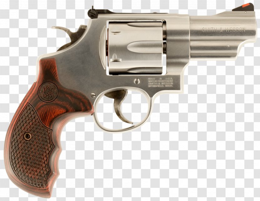Revolver Firearm Smith & Wesson Model 686 .44 Magnum - 357 Transparent PNG