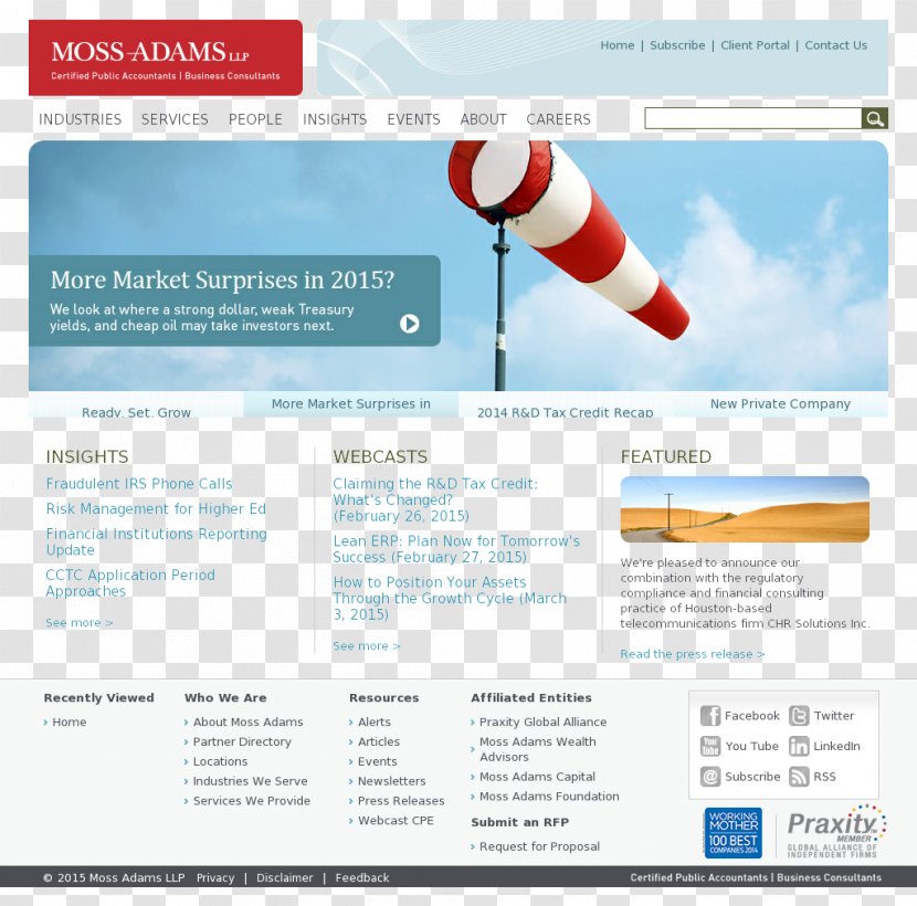 Moss Adams Web Page Owler Hein & Associates LLP Company - Media - Profiles In History Transparent PNG
