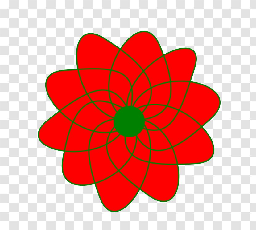 The Legend Of Poinsettia Flower Clip Art - Symmetry Transparent PNG