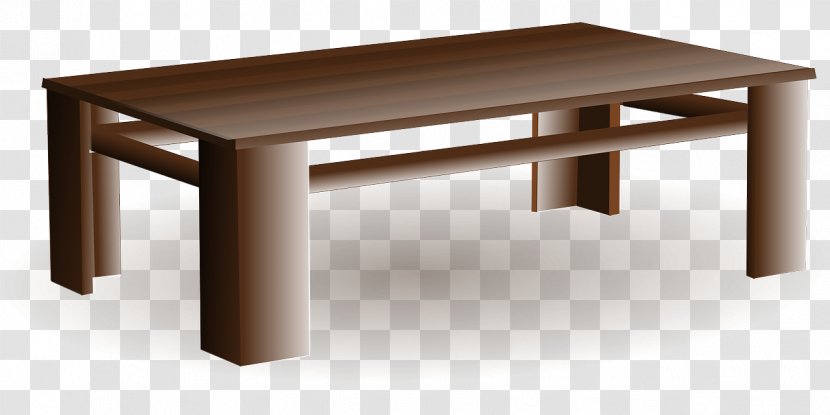 Coffee Table Clip Art - Desk - Brown Transparent PNG