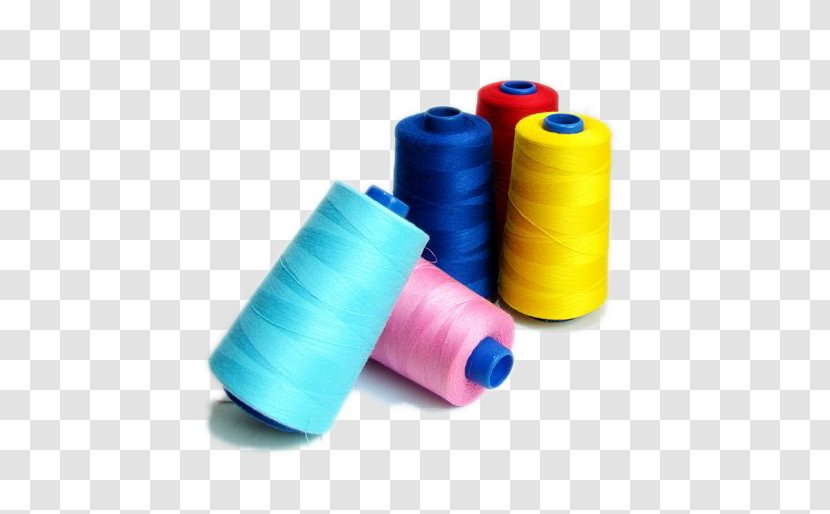 Yarn Sewing Polyester - Textile - Color Nylon Line Diagram Transparent PNG