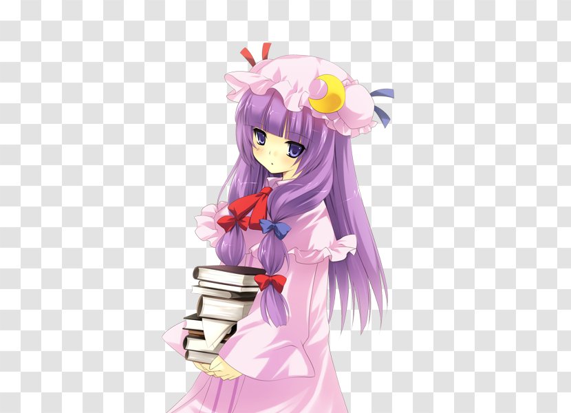 Touhou Project Patchouli Wikia Character - Watercolor - Flower Transparent PNG