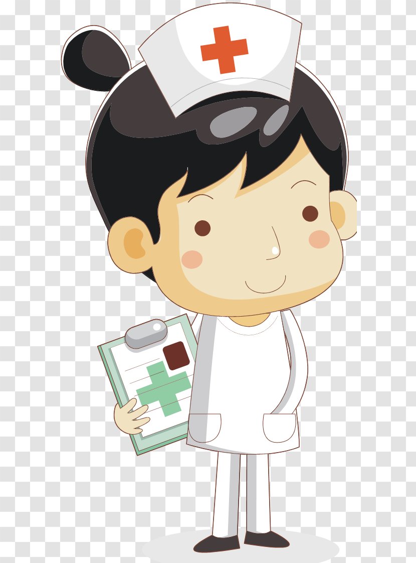 Student Nurse Nursing College Teacher - Cartoon Cliparts Transparent PNG