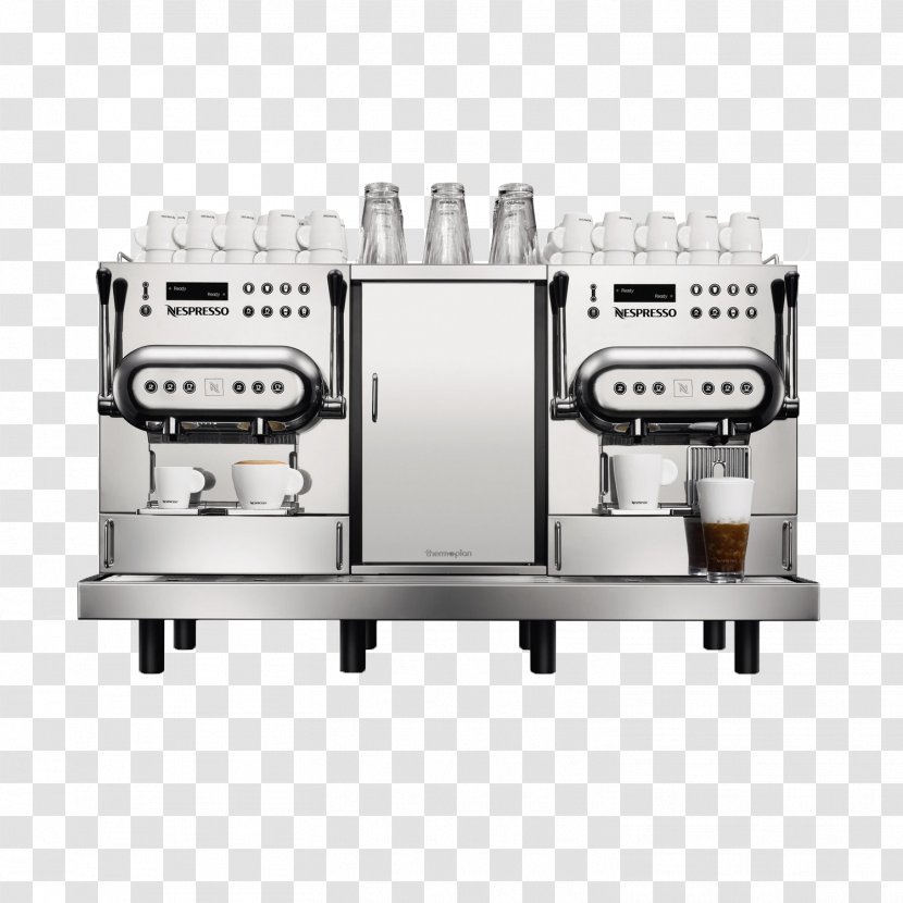Coffeemaker Espresso Cafe Cappuccino - Nespresso Professional Evs Canada - Coffee Transparent PNG