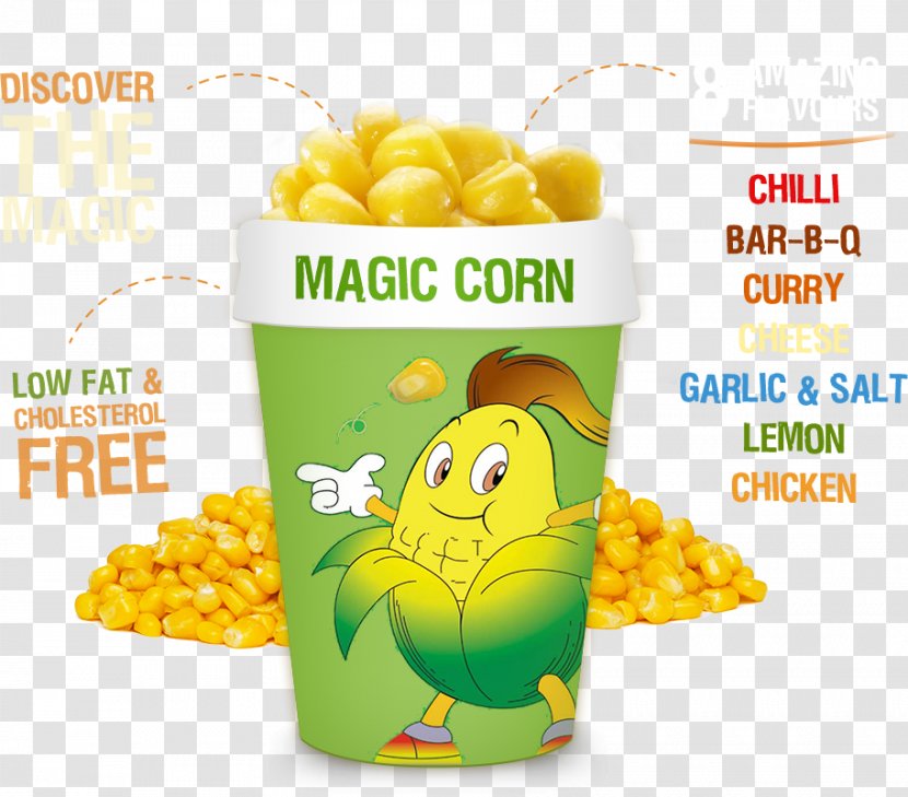 Maize Popcorn Vegetarian Cuisine Junk Food French Fries - Steaming Transparent PNG