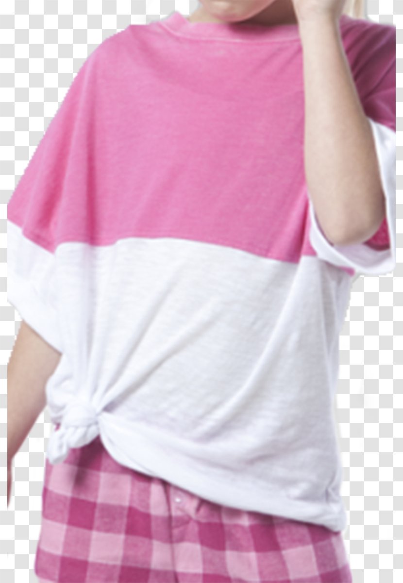 Sleeve T-shirt Shoulder Blouse Pink M - Quick Bible Crafts Transparent PNG