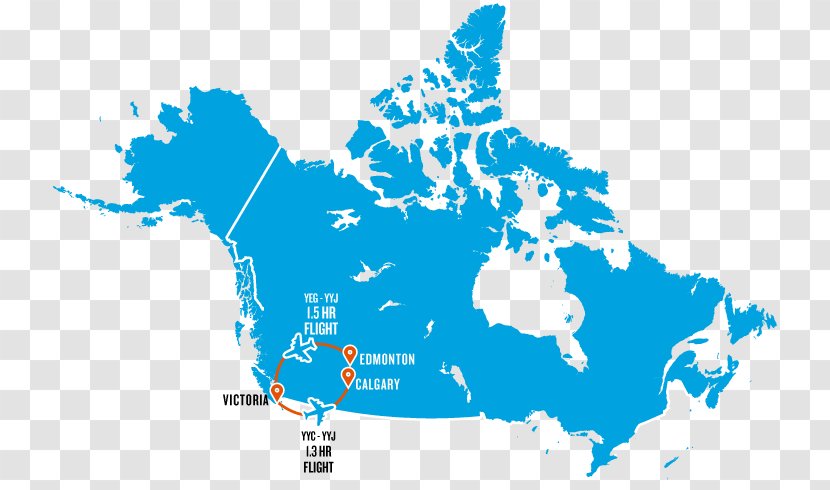 Provinces And Territories Of Canada World Map - Organism - Victoria Bc Transparent PNG