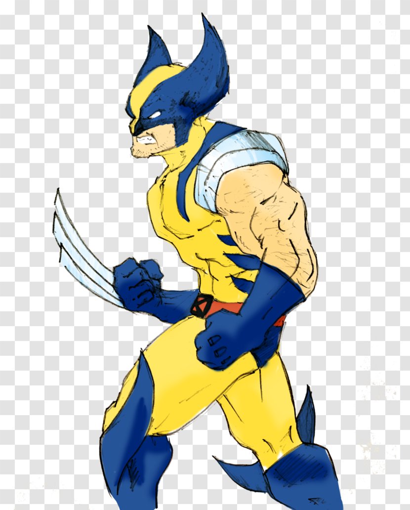 Red Ranger Drawing Superhero Sketch - Fictional Character - Wolverine Transparent PNG