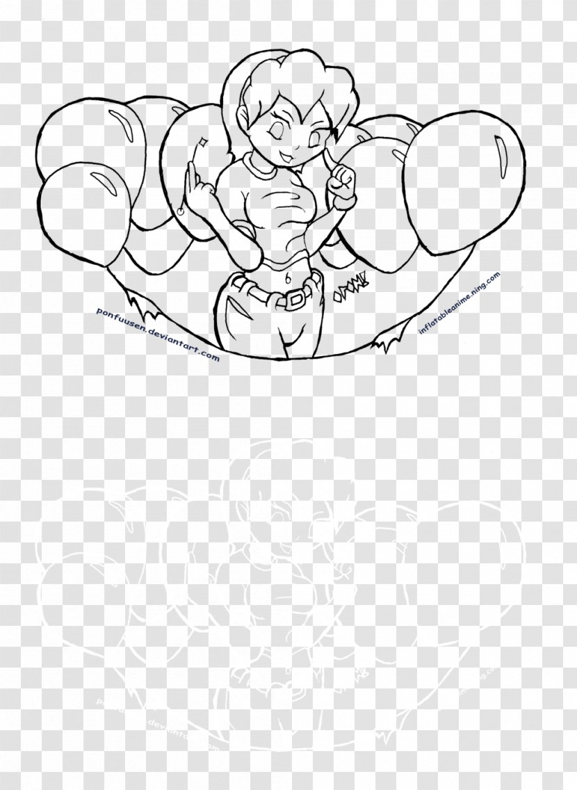 Line Art Finger Mammal Clip - Heart - Cartoon Transparent PNG