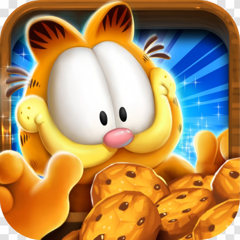 Garfield's Diner Hawaii Garfield Cookie Dozer Coins Math Run - Android Transparent PNG