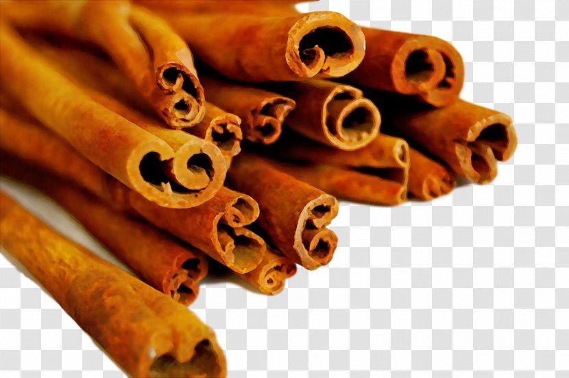 Cinnamon Stick Chinese Food Plant - Watercolor - Cuisine Spice Transparent PNG
