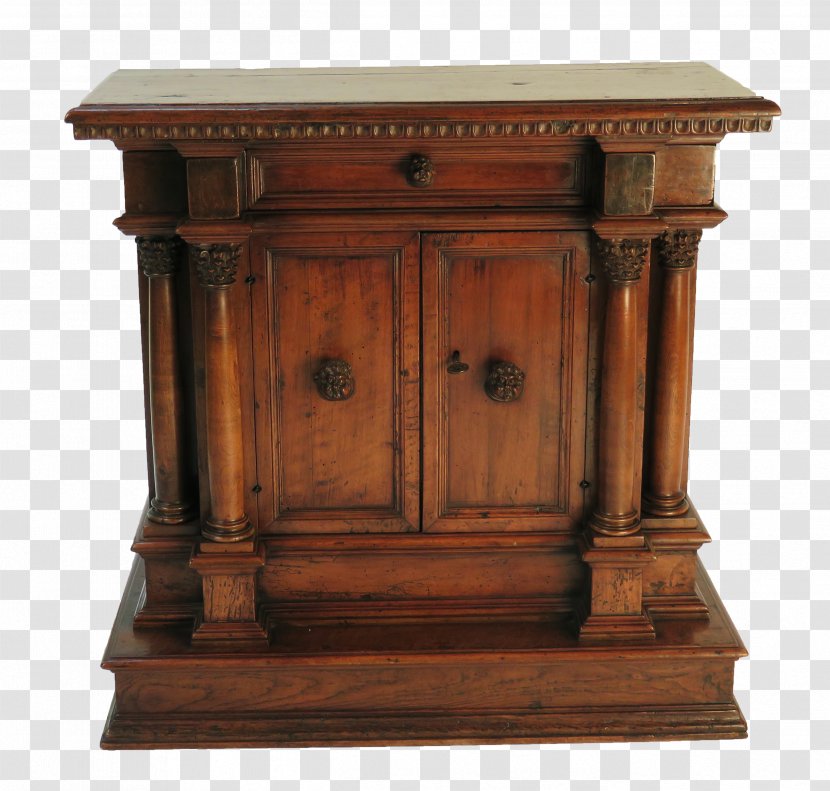 Bedside Tables Buffets & Sideboards Drawer Antique Wood Stain - Carving Transparent PNG