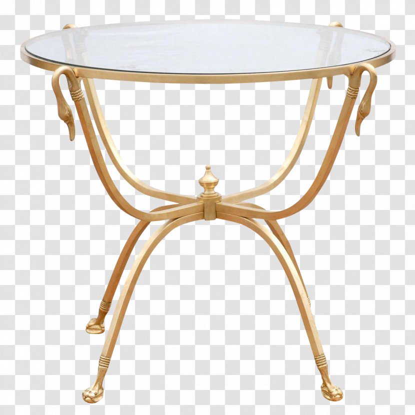 Coffee Tables Garden Furniture - A Round Table With Four Legs Transparent PNG
