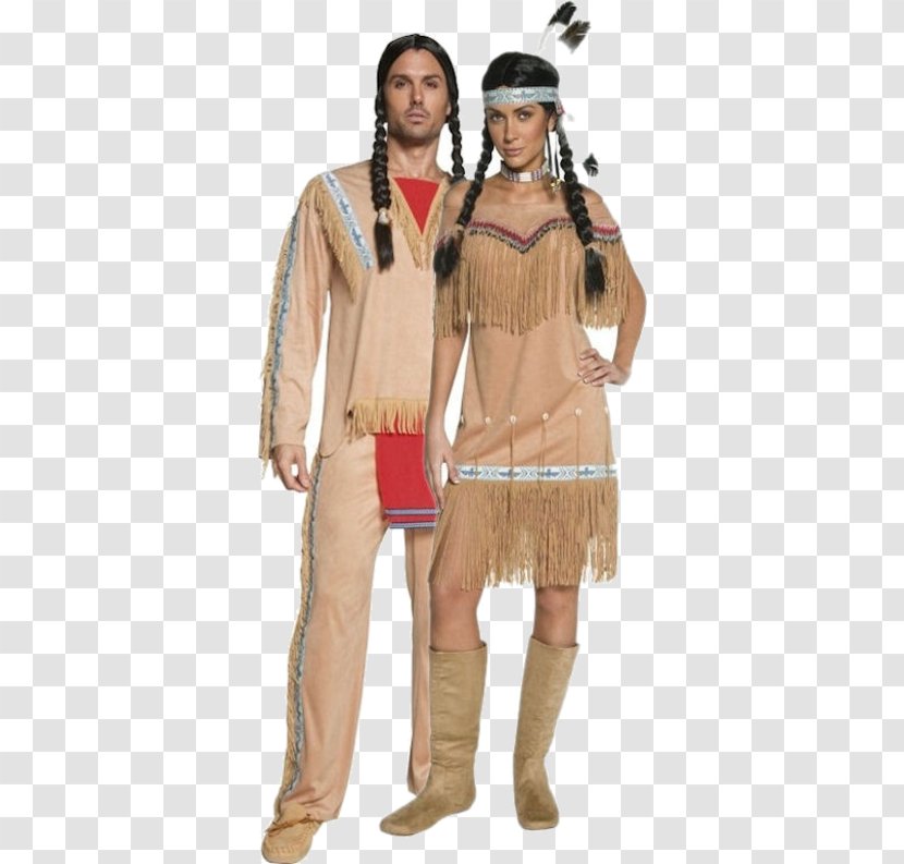 Cowboy Costume Party Clothing American Frontier - Western - Indian Couple Transparent PNG