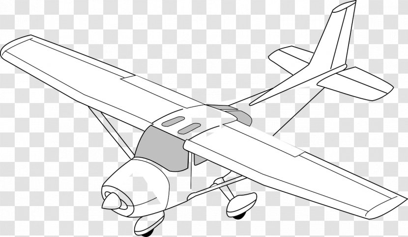 Airplane Cessna Clip Art - Diagram Transparent PNG