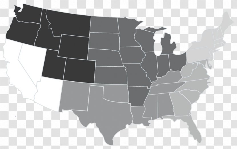 Coverage Map Mobile Phones Internet - United States - Company Transparent PNG