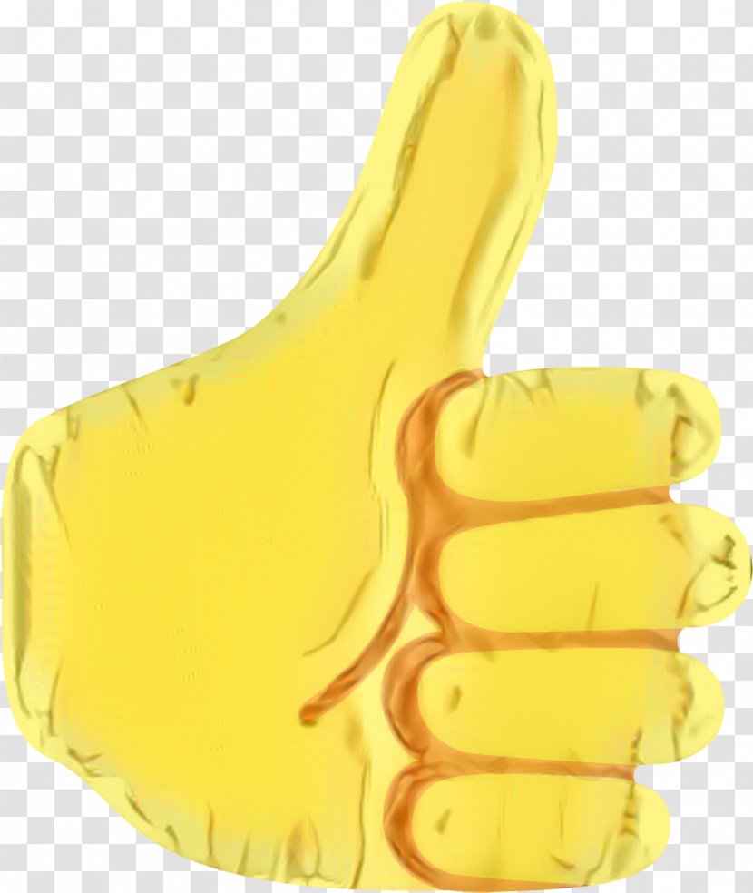 Yellow Background - Finger - Personal Protective Equipment Thumb Transparent PNG