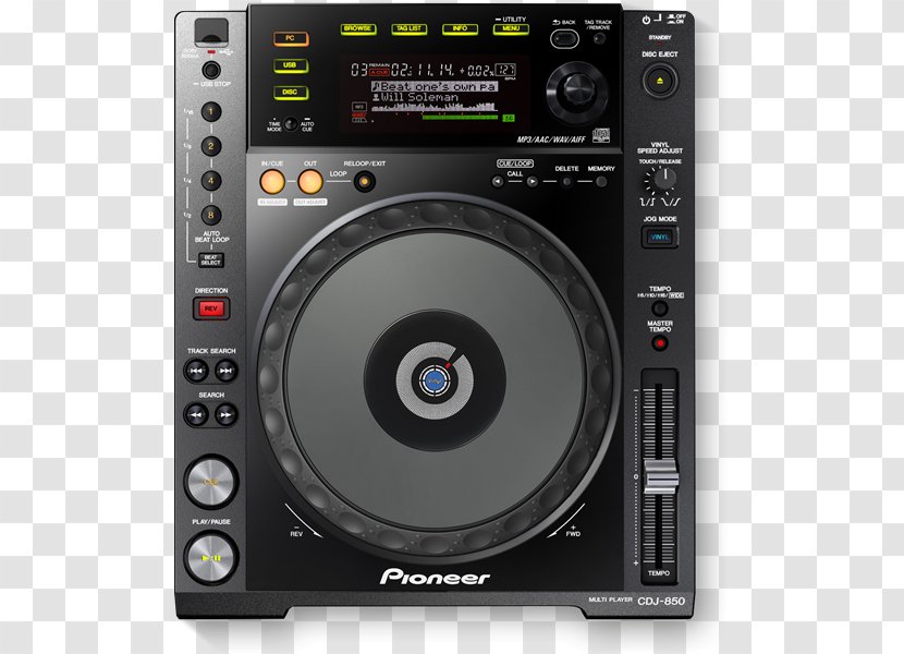 CDJ Pioneer DJ Disc Jockey Corporation Mixer - Audio Mixers - Dj Player Transparent PNG