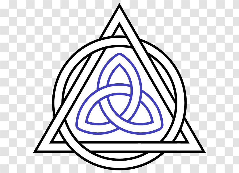 Triquetra Circle Triangle Alchemical Symbol - Vesica Piscis - Interlaced Transparent PNG