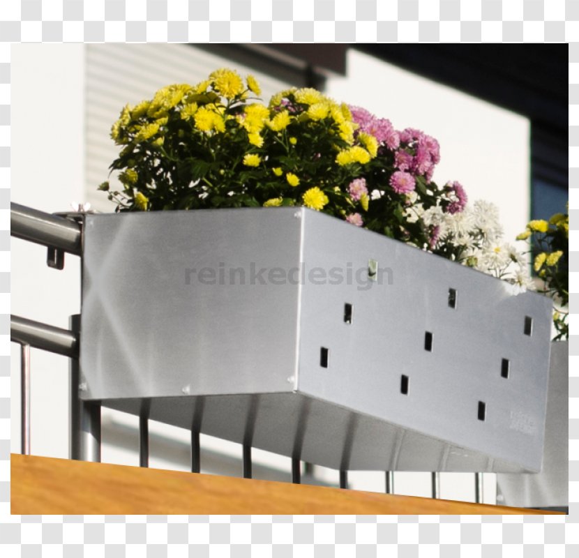 Flowerpot Deck Railing Balcony Terrace Edelstaal - Handrail - Catalogue Transparent PNG