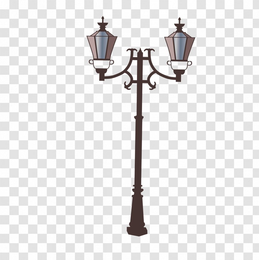Street Light Lamp - Ceiling Fixture - French Lights Vector Material Transparent PNG