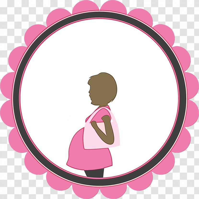 Black Background Frame - Paint - Silhouette Pink Transparent PNG
