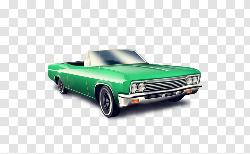 Classic Car ICO Download Icon - Full Size - Painted Cars Transparent PNG
