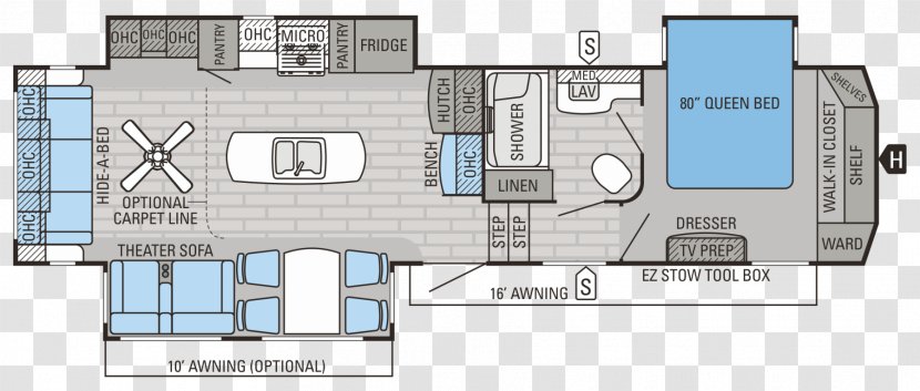 Floor Plan Architecture Campervans Jayco, Inc. - Car Transparent PNG