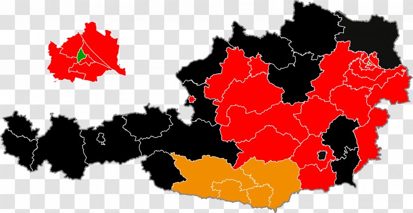 Austria Vector Map Royalty-free - Mapa Polityczna Transparent PNG