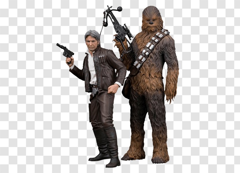 Chewbacca Han Solo R2-D2 Statue Star Wars - Mercenary Transparent PNG