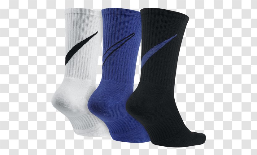 Crew Sock Nike Dri-FIT Swoosh - Shoe Transparent PNG