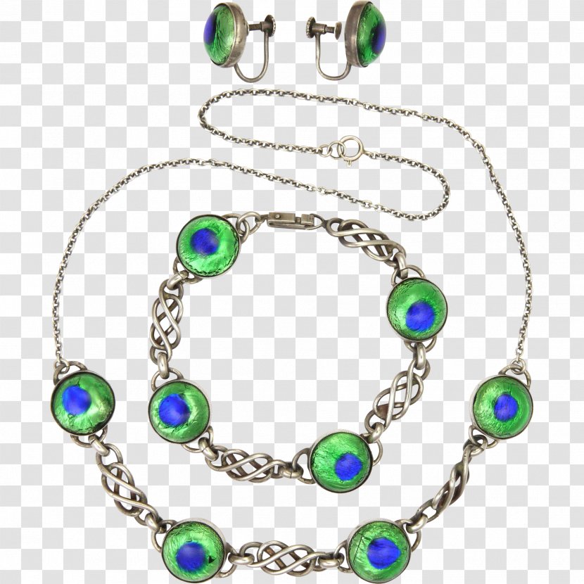 Jewellery Turquoise Bracelet Necklace Gemstone - Peacock Transparent PNG