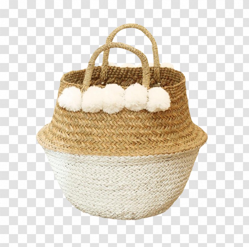 Basket Wicker Seagrass Woven Fabric Weaving - Chairish Transparent PNG