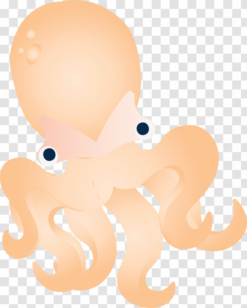Octopus Giant Pacific Octopus Cartoon Octopus Animal Figure Transparent PNG