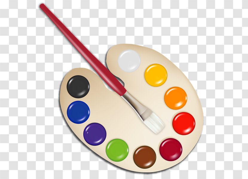 Palette Paintbrush Clip Art - Brush - Painting Transparent PNG