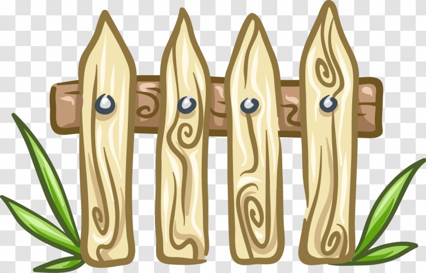 Fence Wood Palisade - Brass Transparent PNG