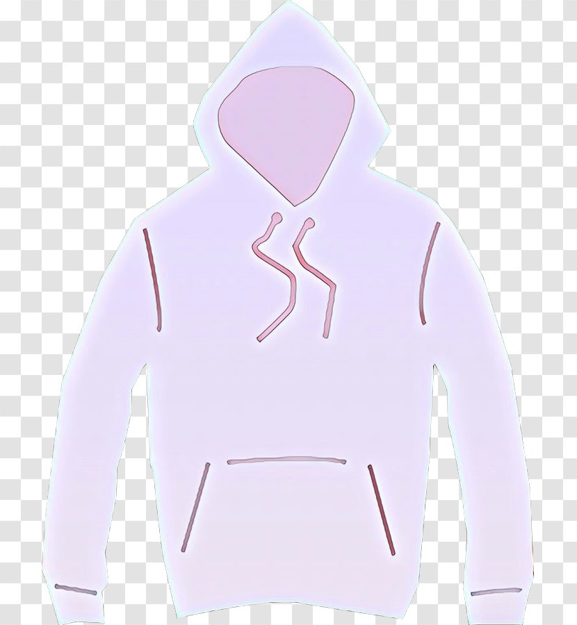 Clothing Hood Outerwear White Hoodie - Shoulder Violet Transparent PNG
