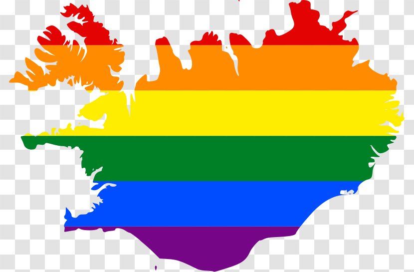 Reykjavik LGBT Icelandic Map Flag Of Iceland - Text - Rainbow Transparent PNG