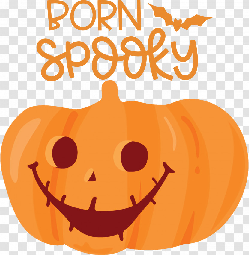 Spooky Pumpkin Halloween Transparent PNG