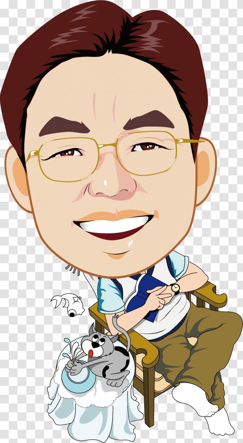 Cartoon Mountaineering Animation - Leisure Avatar Transparent PNG