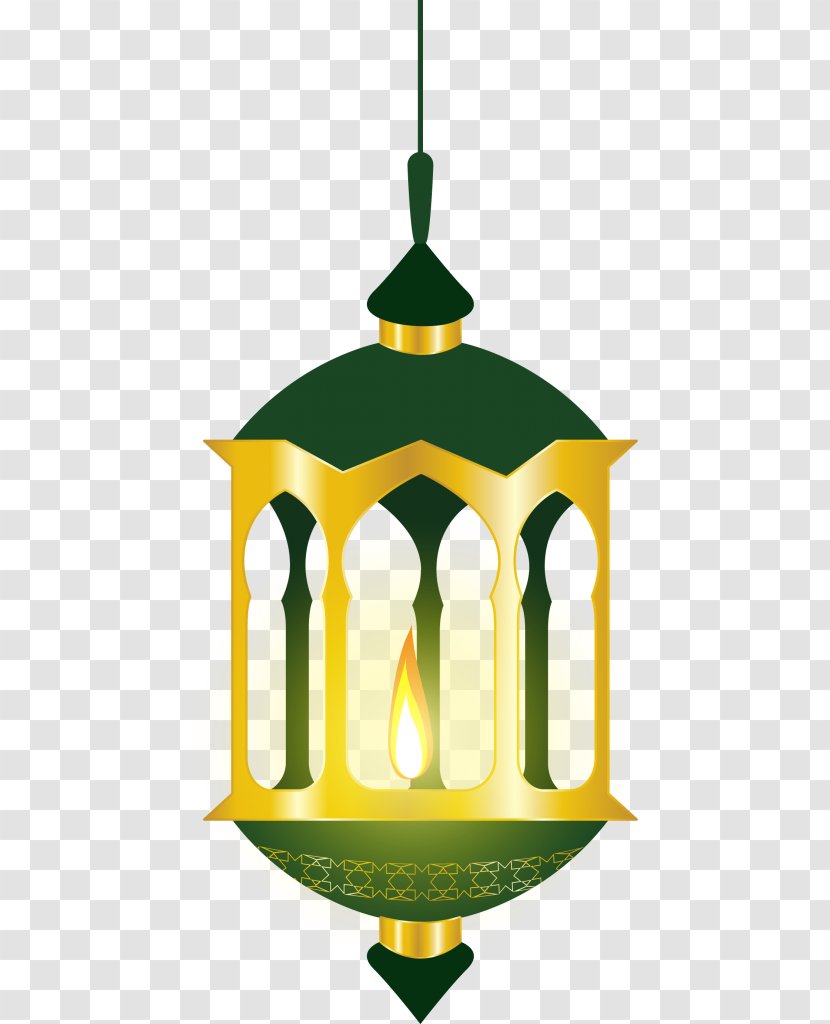 Clip Art Eid Al-Fitr Lighting Electric Light - Green - Lamp Transparent PNG