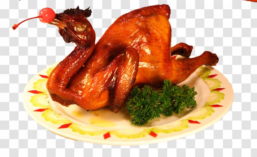 Roast Chicken Barbecue Chinese Cuisine Fried - Food Transparent PNG