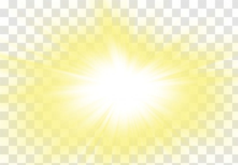 Sunlight Luminous Efficacy - Halo - Beautiful Golden Sun Rays Glare Transparent PNG