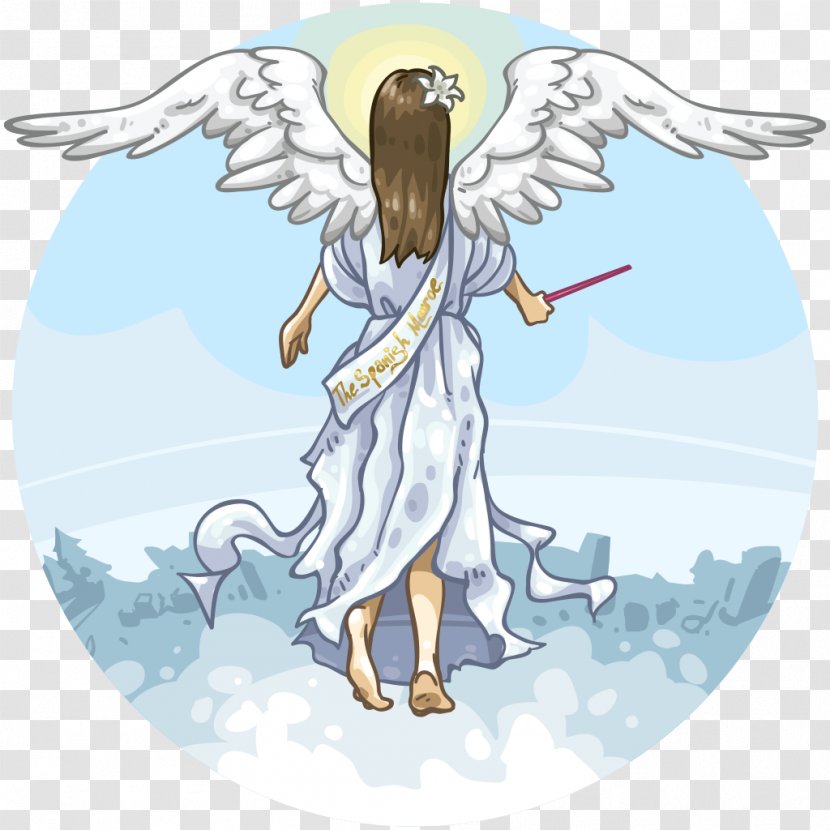 Mythology Legendary Creature Guardian Angel Clip Art - Silhouette - Flower Transparent PNG