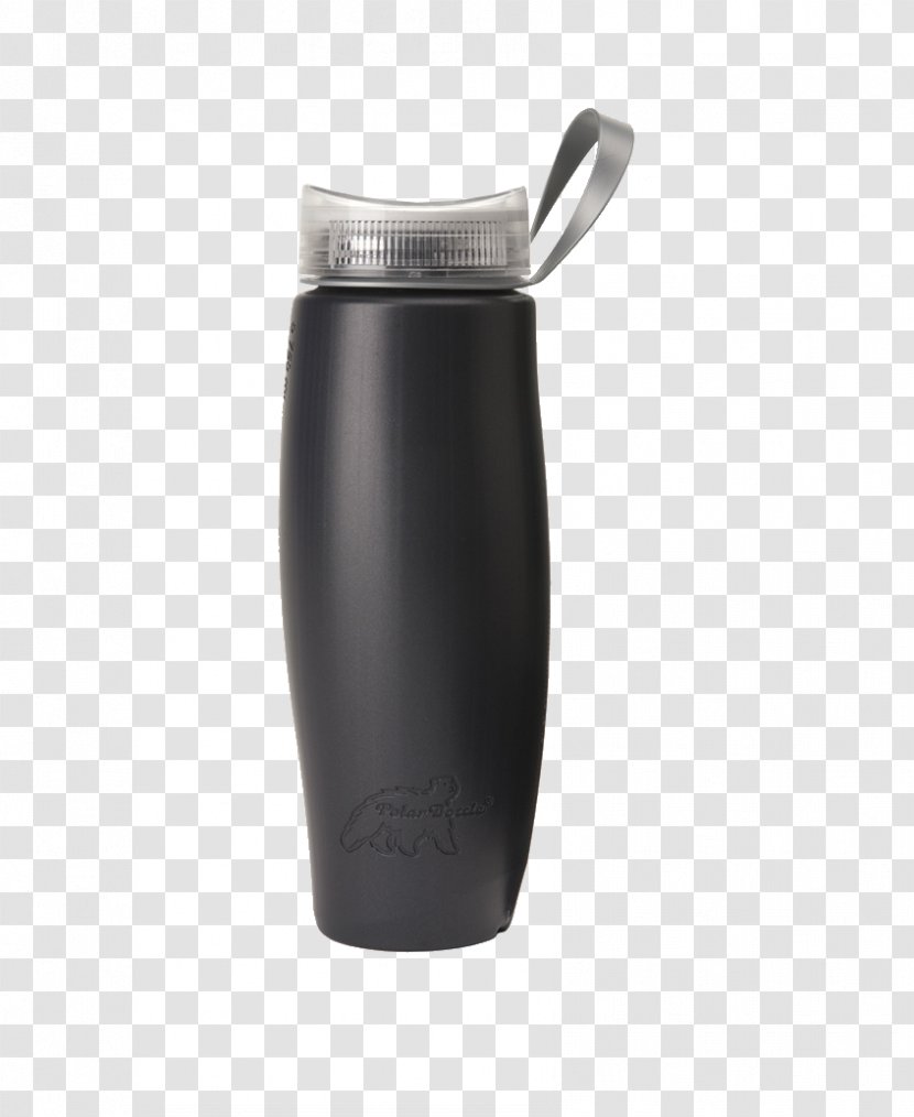 Water Bottle Glass Mug Coffee Cup - Stainless Steel - Black Transparent PNG