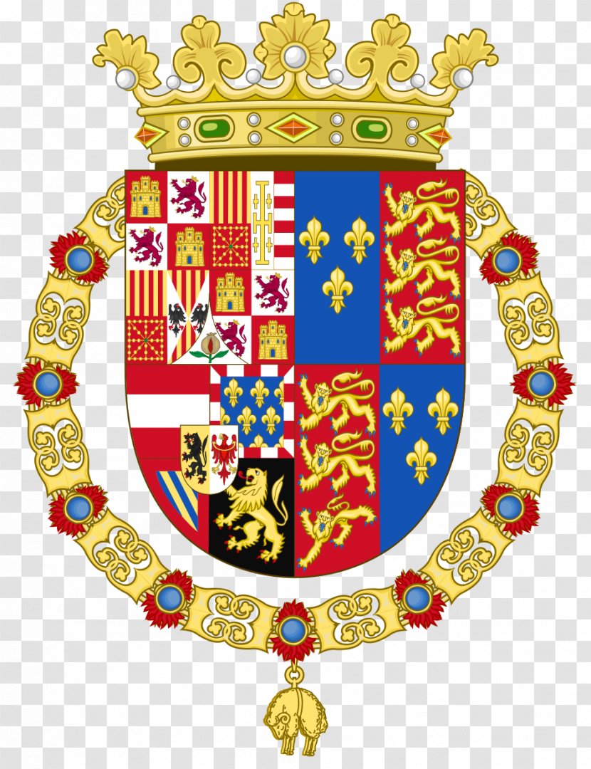 Coat Of Arms Spain Kingdom Castile England - King Consort Transparent PNG