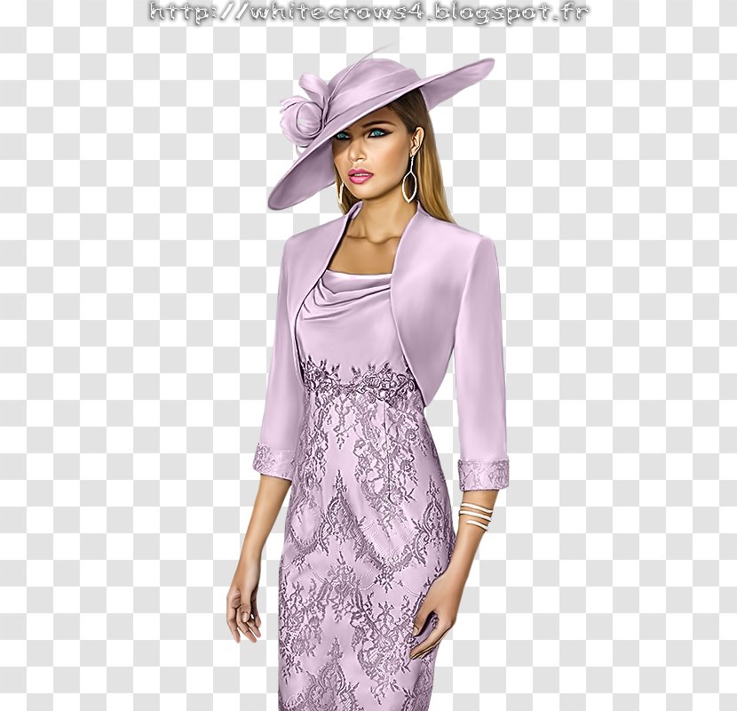 Dress Fashion Sleeve Lilac Costume Transparent PNG