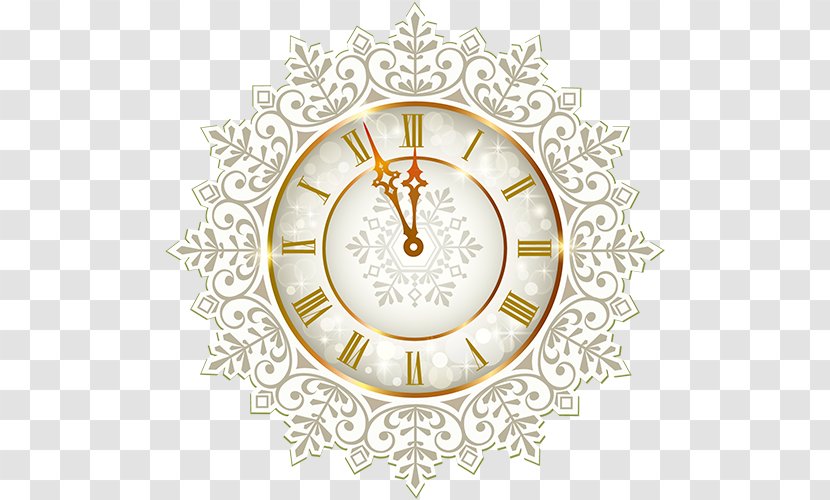 Ded Moroz Snegurochka Korolyov, Moscow Oblast Clock New Year - Midnight - A Transparent PNG