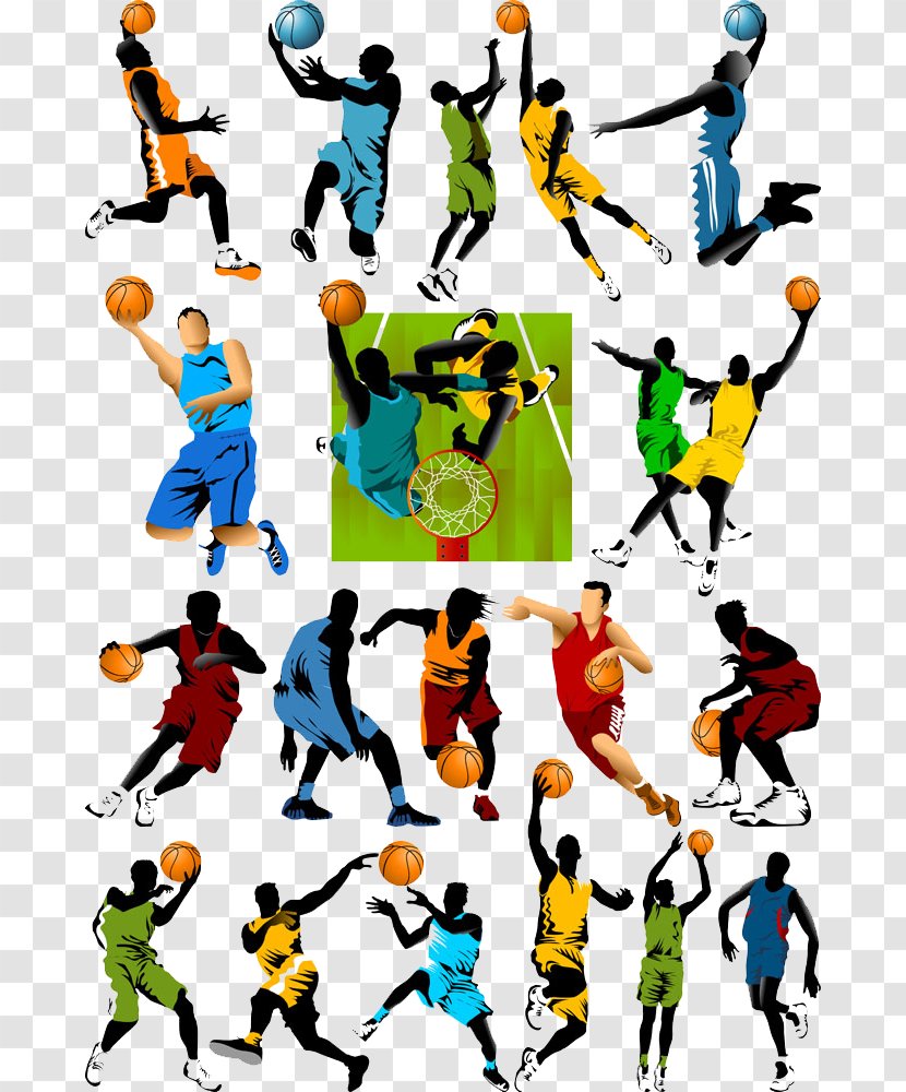 Basketball Silhouette - Character Transparent PNG